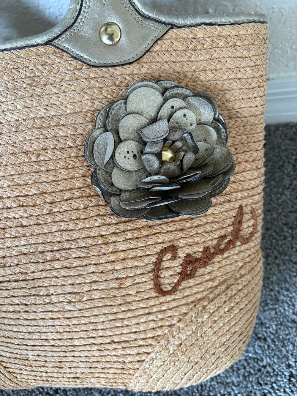 Coach Bleeker Straw Tote - Picture 7 of 11